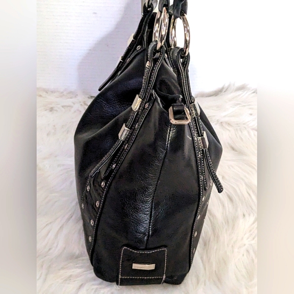 PERLINA 🔥 BLACK LEATHER SHOULDER /HANDBAG SUPER SOFT LEATHER CHILL URBAN BAG - Picture 10 of 15